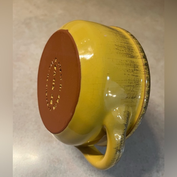 De Silva Terre D' Umbria Handmade Italian Pottery Soup Bowl Two Handles - Picture 4 of 10